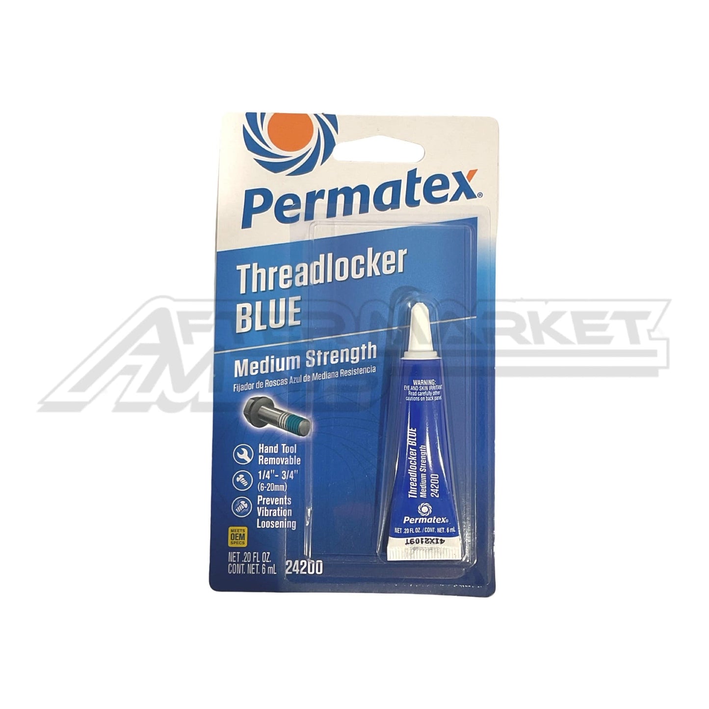 Permatex Threadlocker - Blue - 0.2 U.S. fl oz.