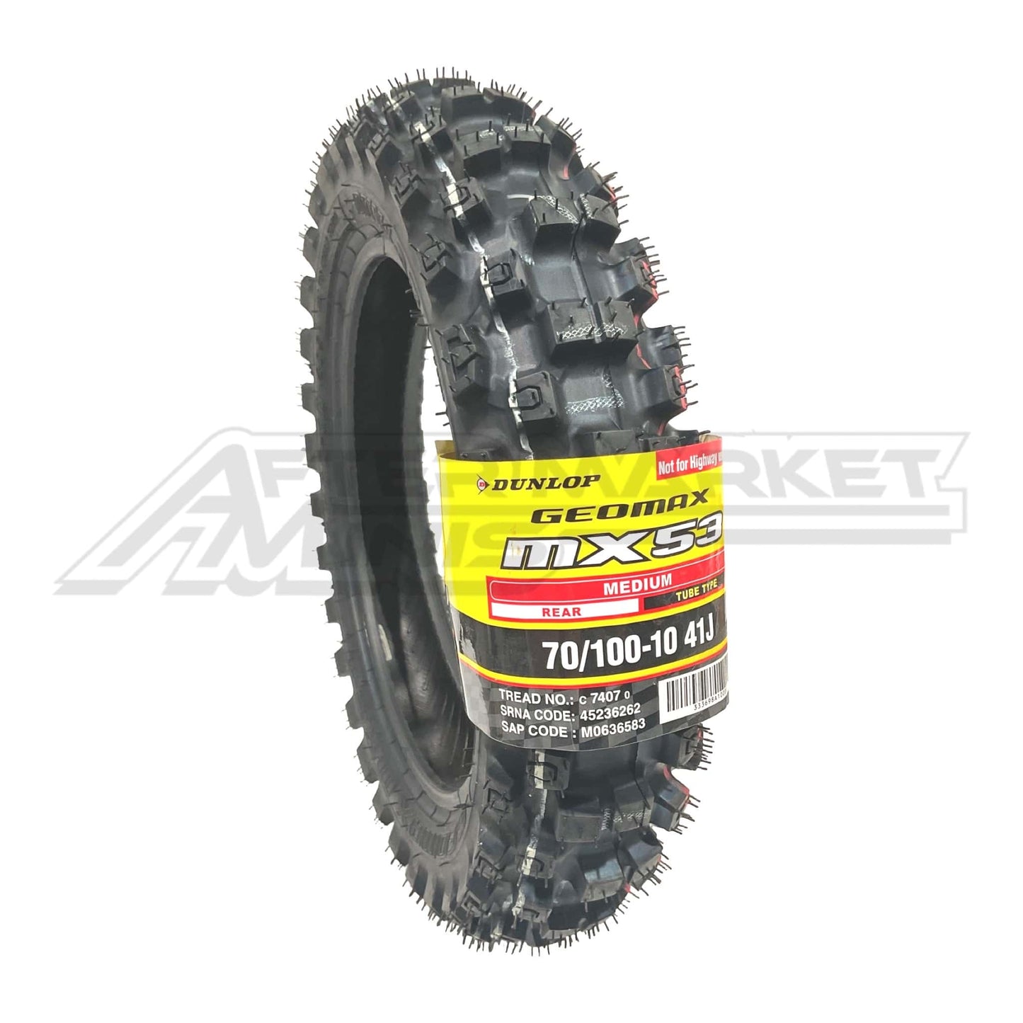Dunlop MX53 70/100 10" Rear