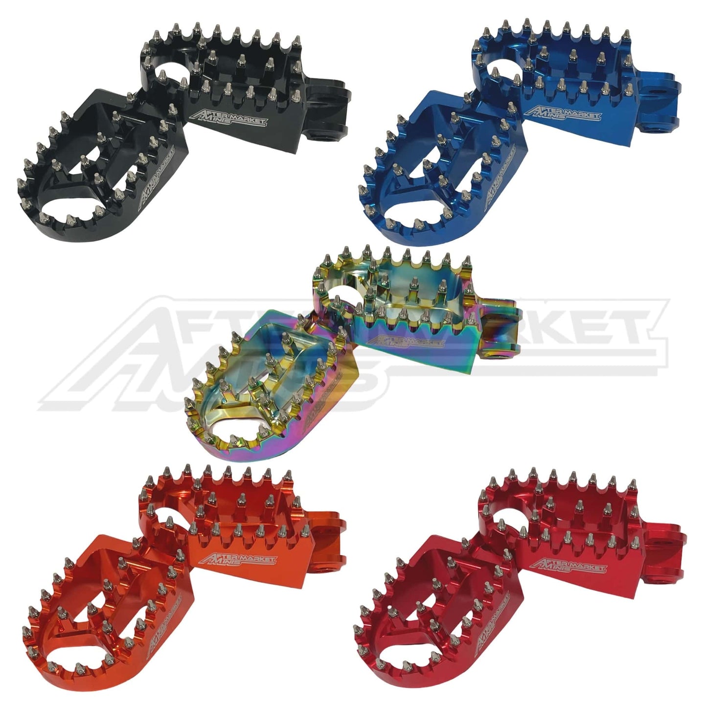 Aftermarket Minis Billet Foot Pegs Set