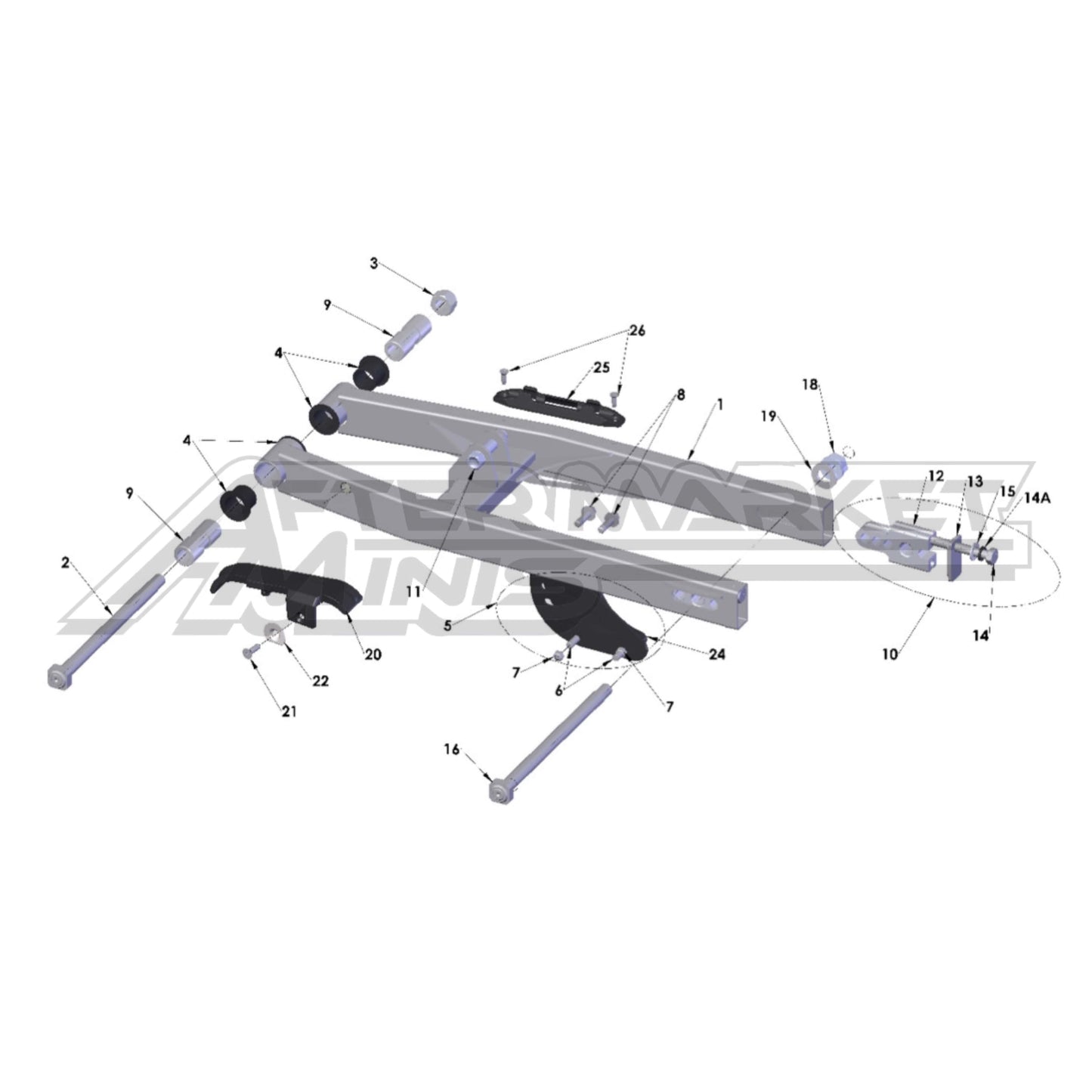 Cobra 50 SR / FWE - Swingarm – 2021-2024