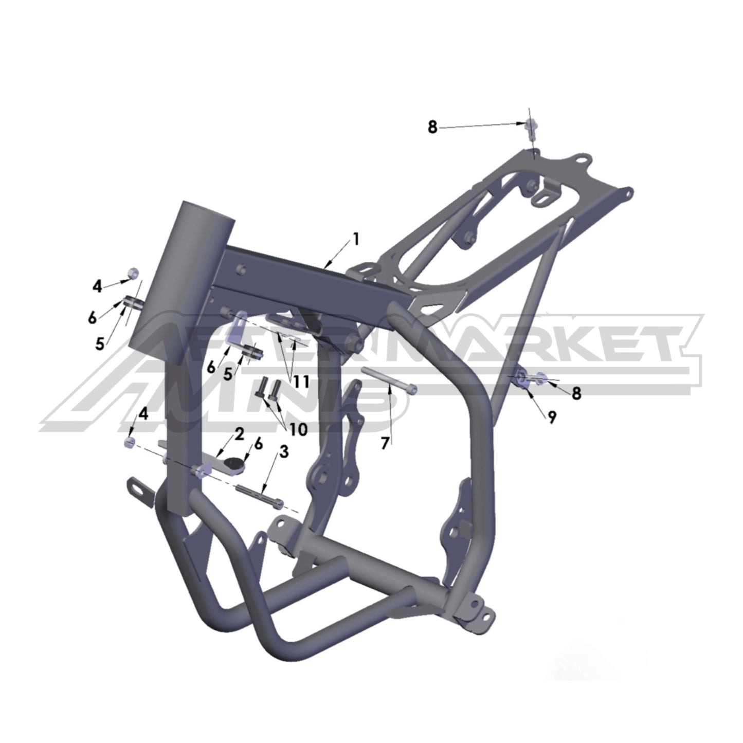 Cobra 50 P3 / Jr - Frame - Front – 2017-2024
