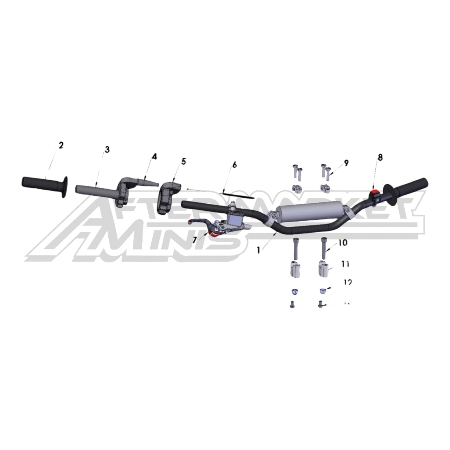 Cobra 50 P3 / Jr / SR / FWE - Handlebars / Controls – 2017-2018