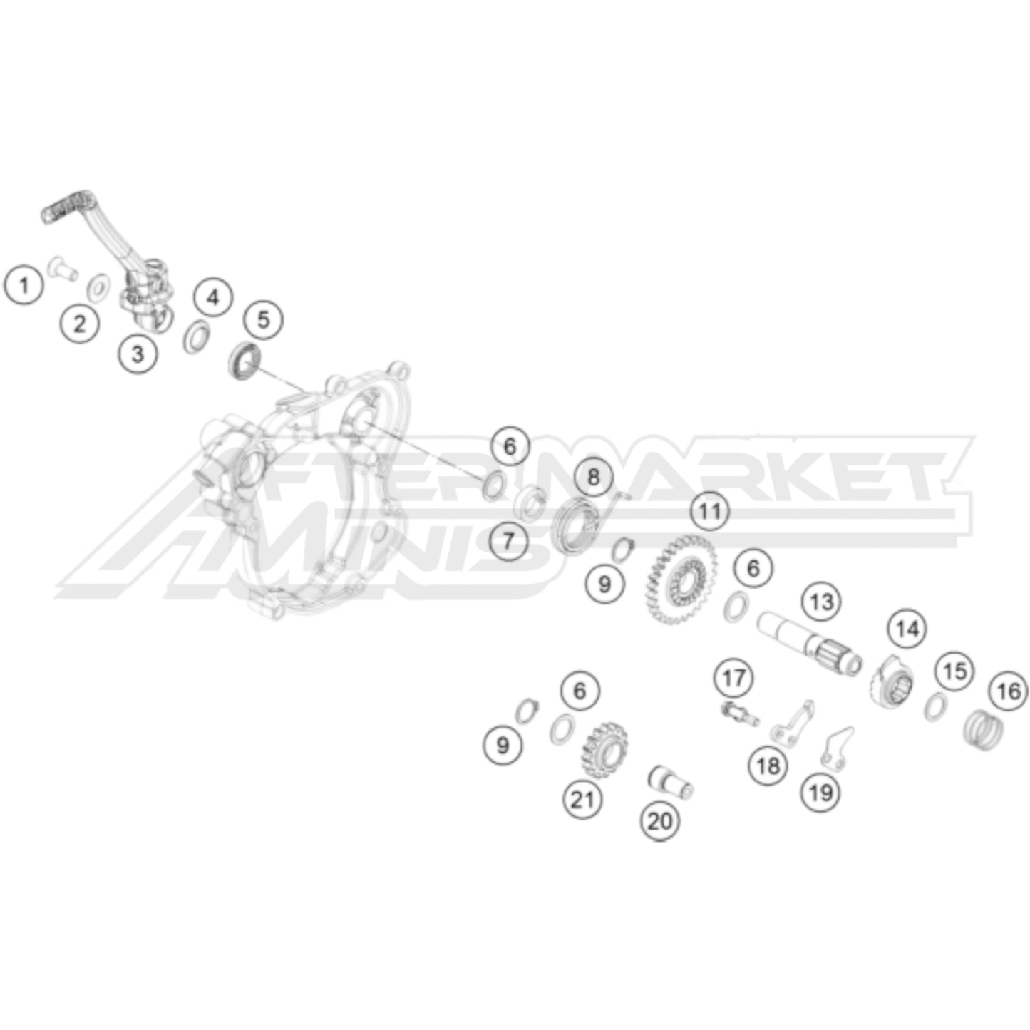Gas Gas MC 65 Kick Starter 2021-2023