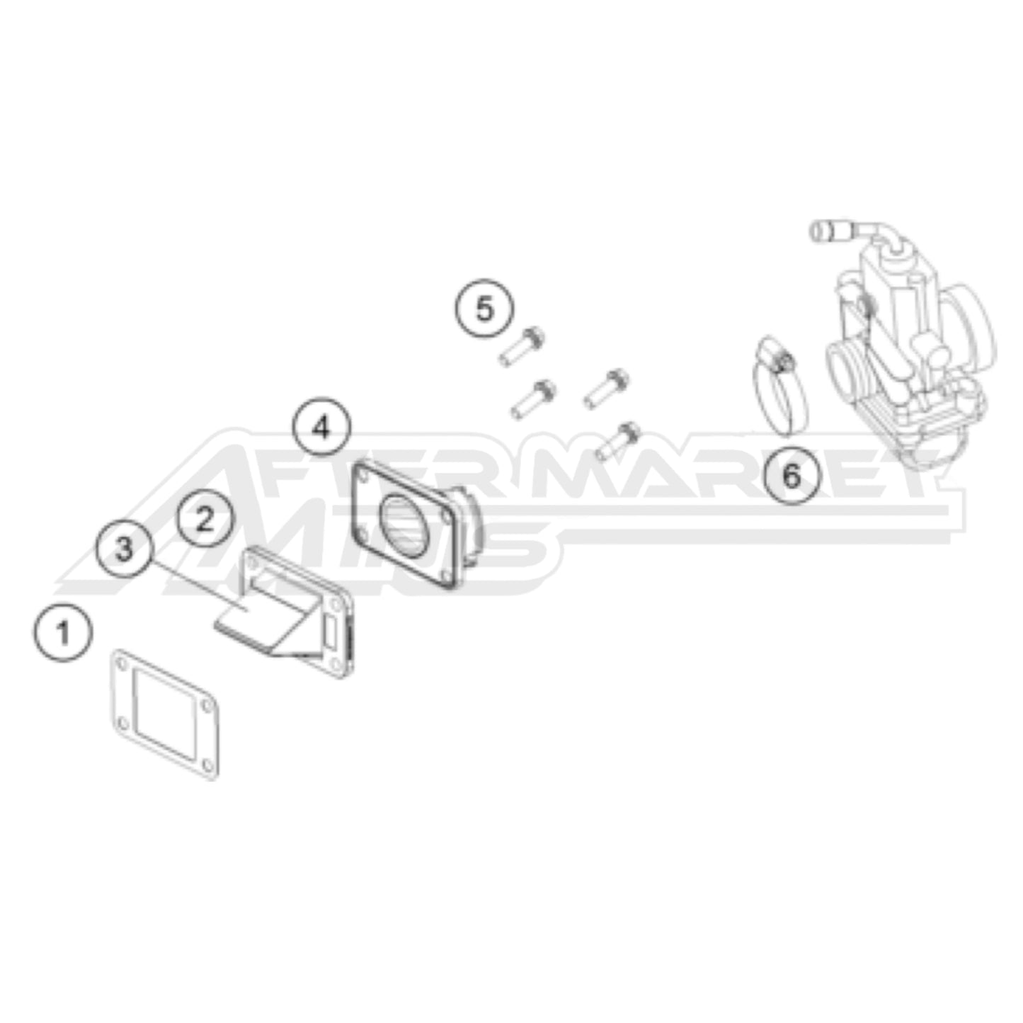 Gas Gas MC 65 Reed Valve Case 2021-2023