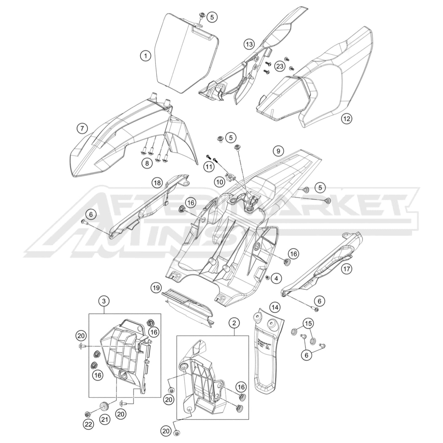 Gas Gas MC-E 5 Fenders 2025