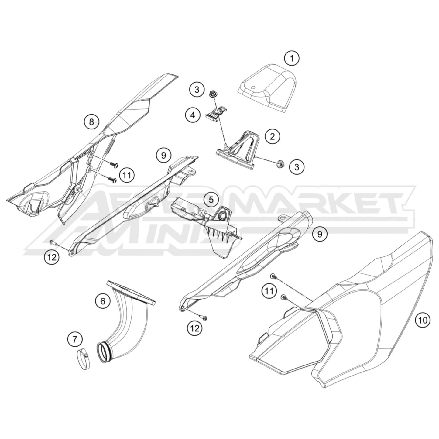 2024 Husqvarna TC 65 - Air Box