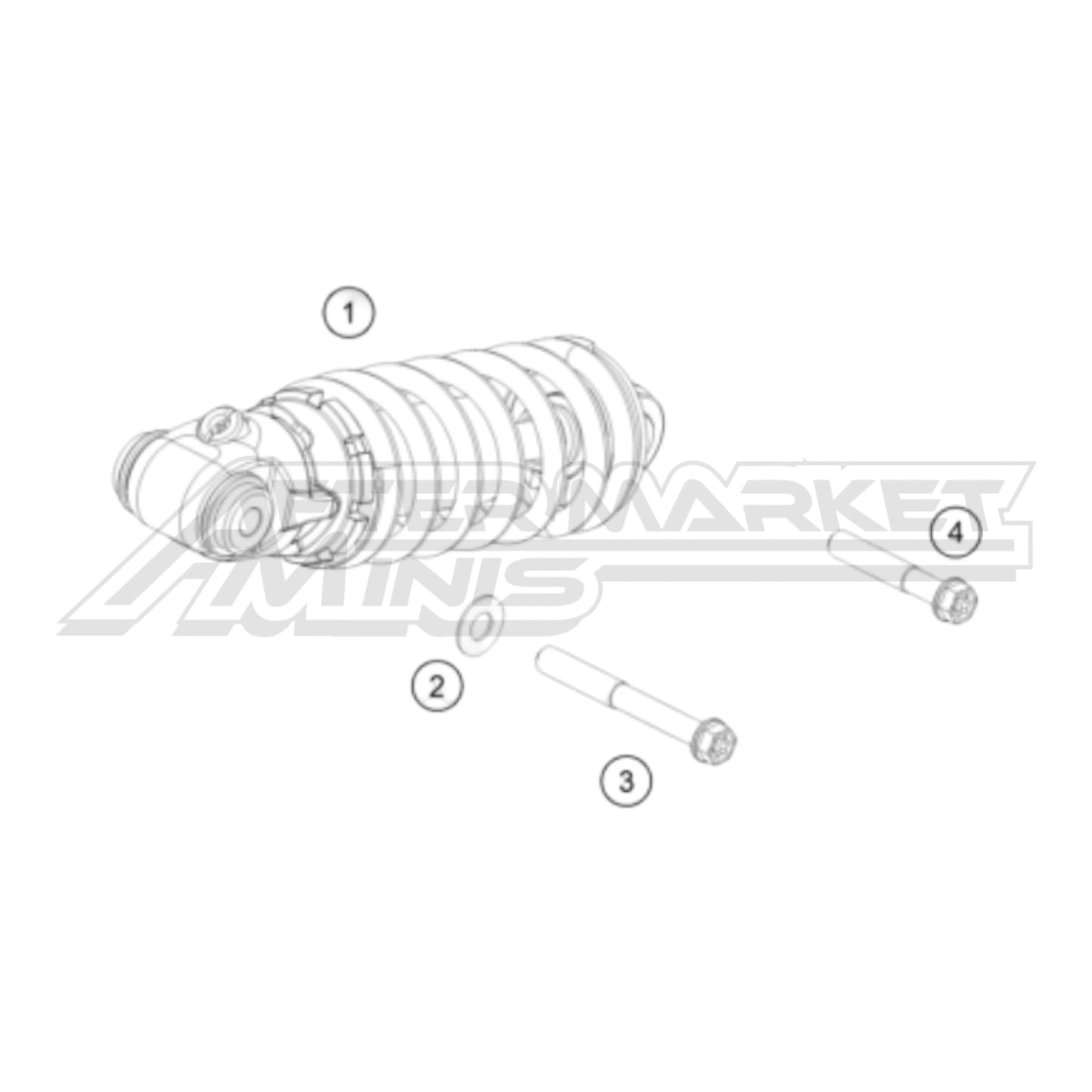 KTM, Gas Gas, Husqvarna E2 Rear Shock