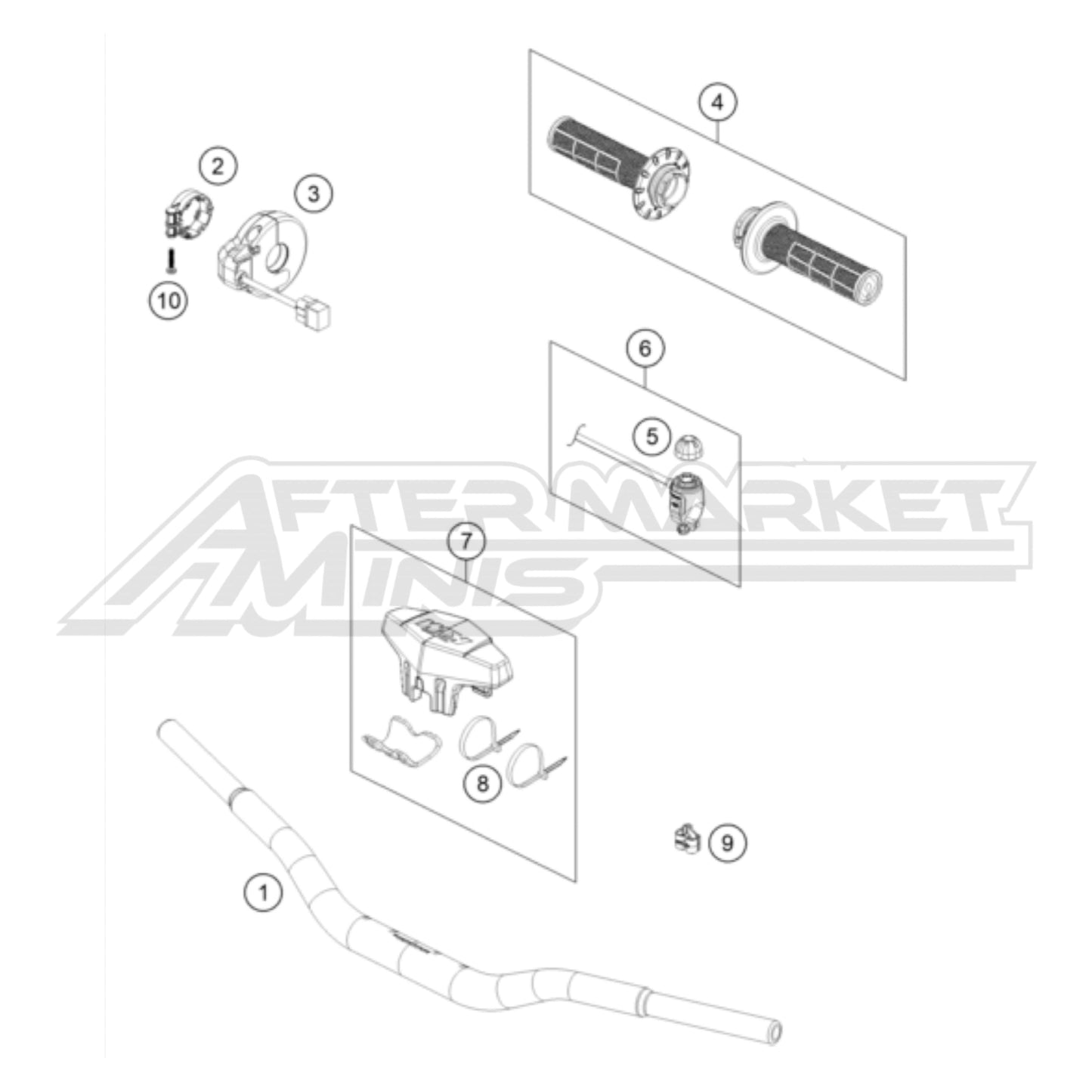 Gas Gas MC-E 5 - Handlebar Controls 2021-2024