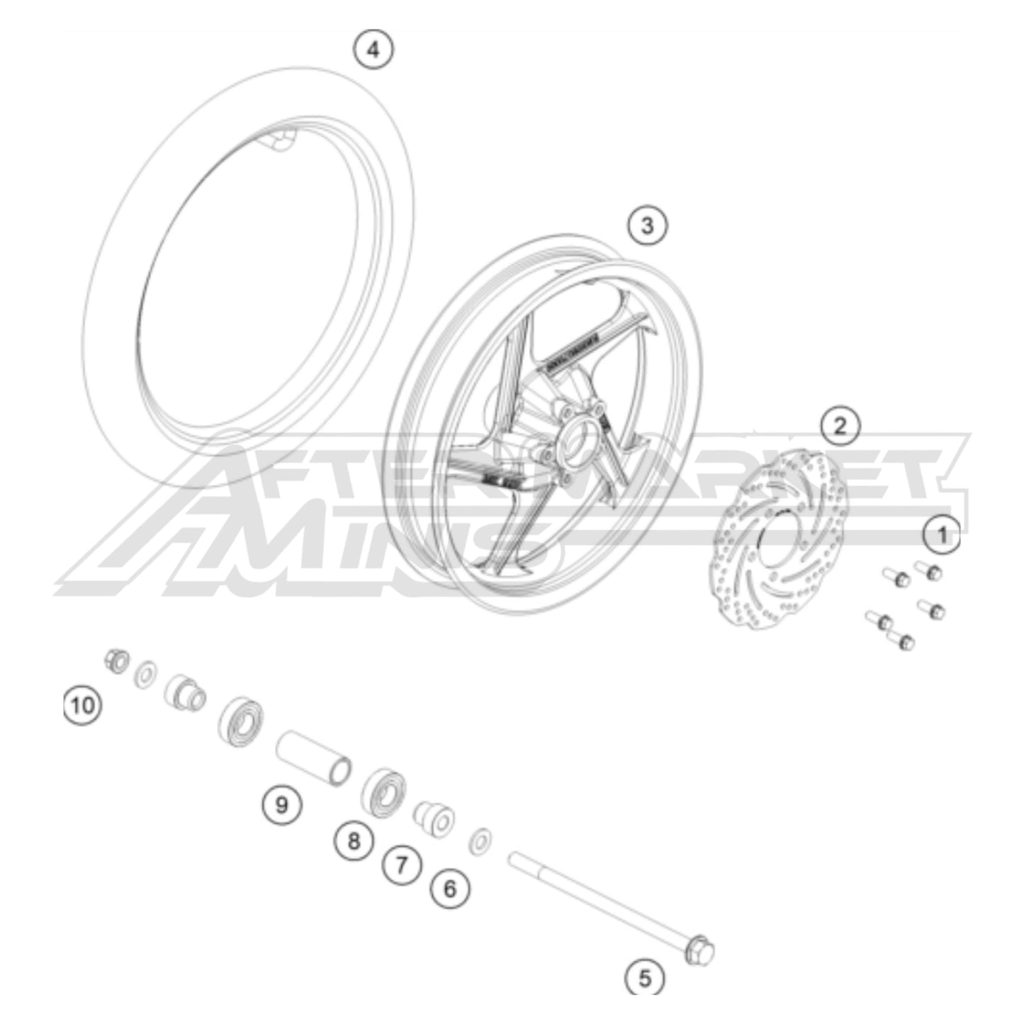 2024 KTM SX-E 2 - Front Wheel