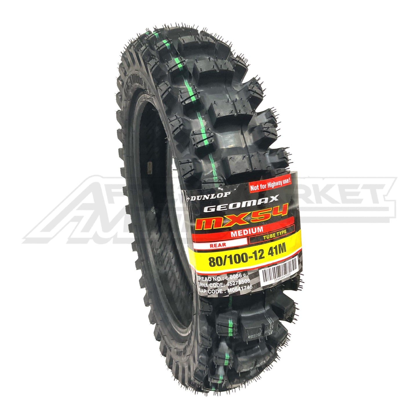 Dunlop MX54 80/100 12" Rear