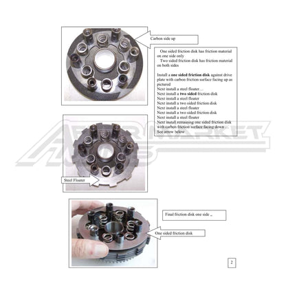 50cc IRP OEM Clutch Disc Rebuild Kit