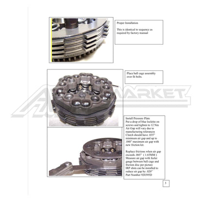 50cc IRP OEM Clutch Disc Rebuild Kit