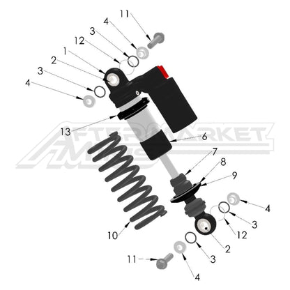2026 Cobra 50 FWE Rear Shock