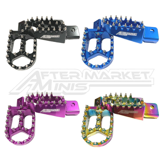 PW50 Aftermarket Minis Billet Aluminum Foot Pegs Set