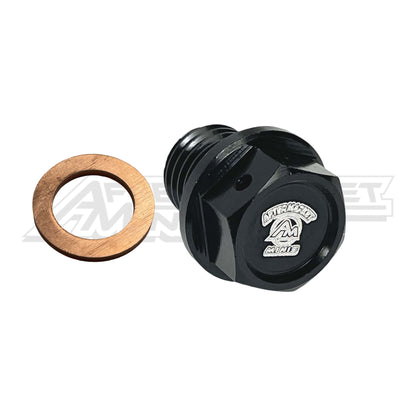 Aftermarket Minis aluminum oil drain bolt w/magnet and crush washer