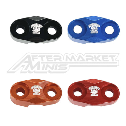 Aftermarket Minis Billet Front Brake Line Clamp