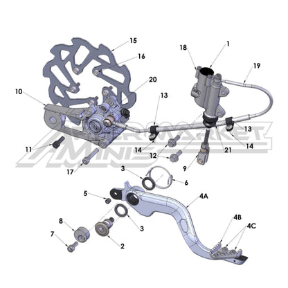 2018-2023 Rear Brake – P3 / JR