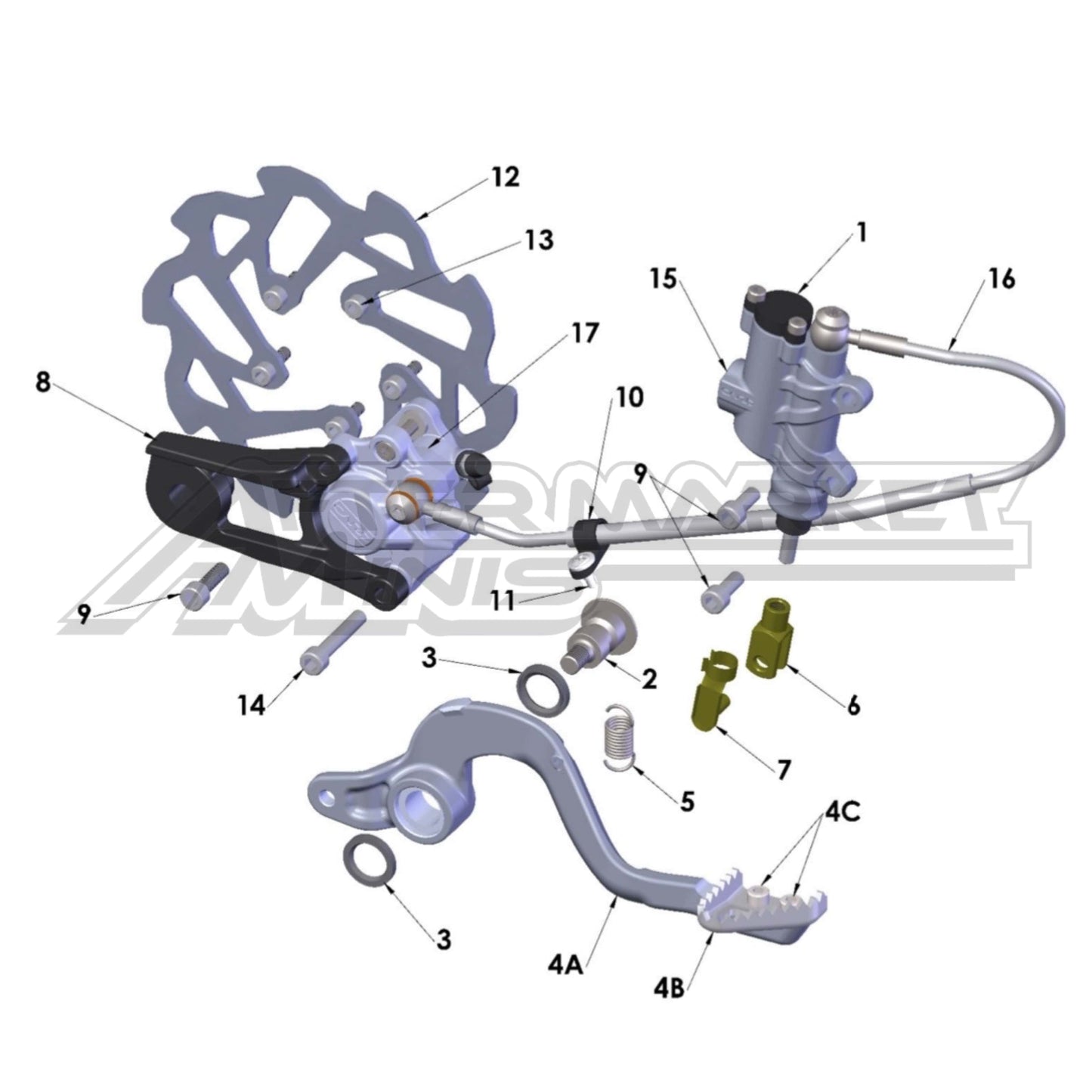 2024 Rear Brake – Sr / FWE