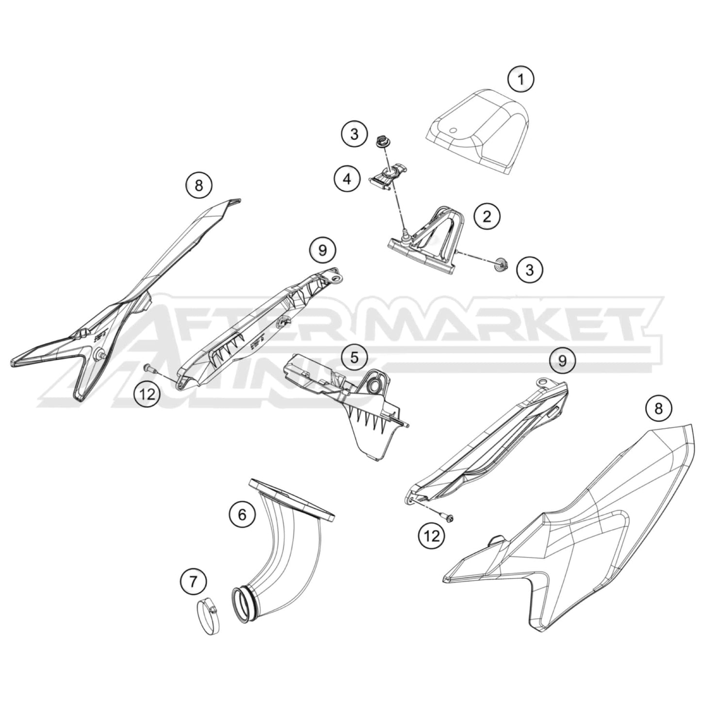 2024 Gas Gas MC 65 - Air Box