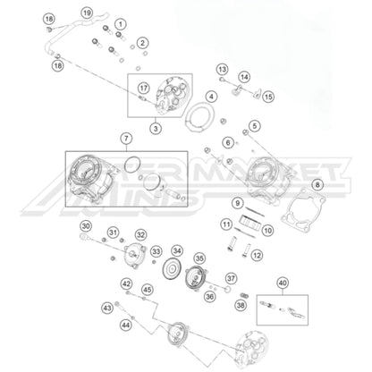 Gas Gas MC 65 Cylinder Head 2021-2023