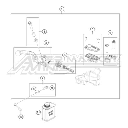 2025 Gas Gas MC 65 - Front Brake Control