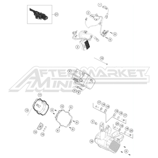 Husqvarna E2 Battery Box Cover