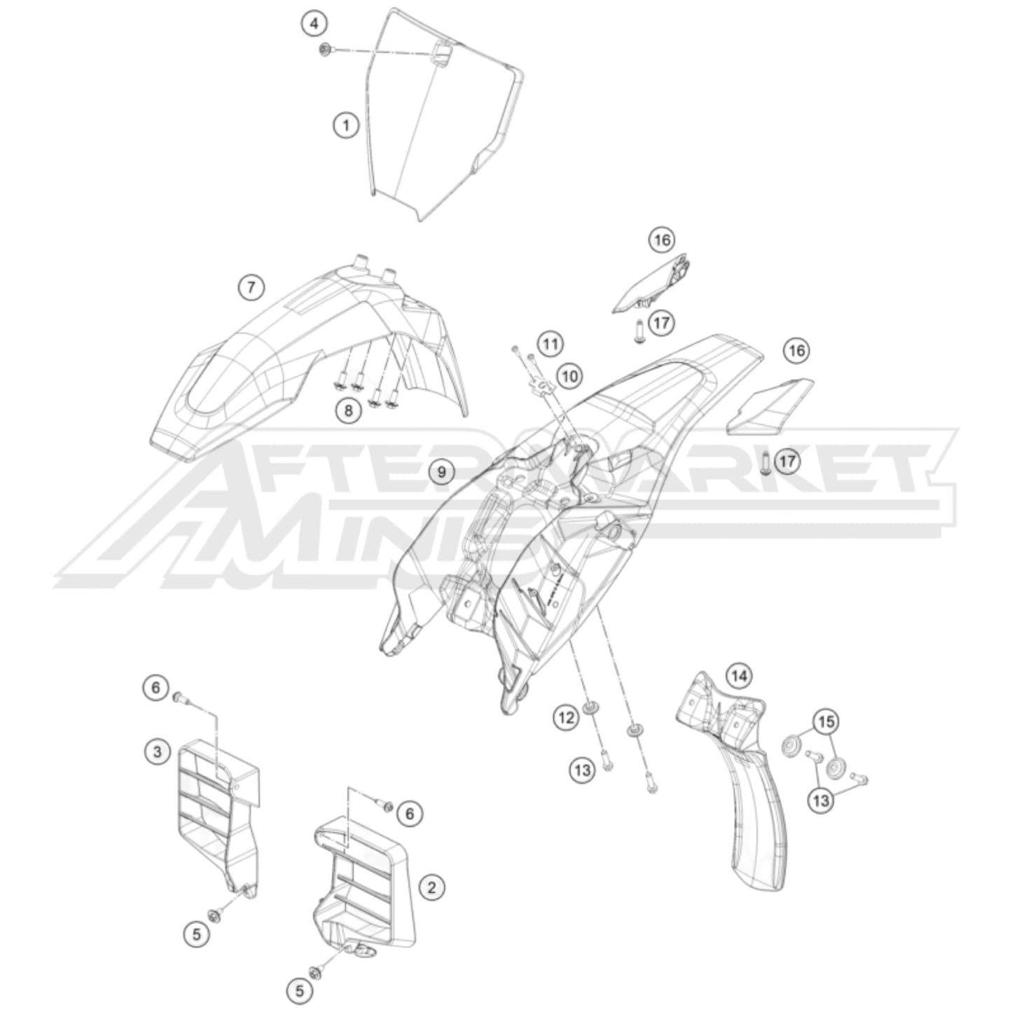 Husqvarna EE 5 - Fenders 2020-2024