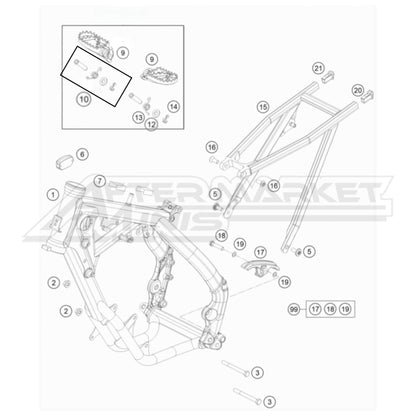 Husqvarna TC 65 Frame 2017-2023