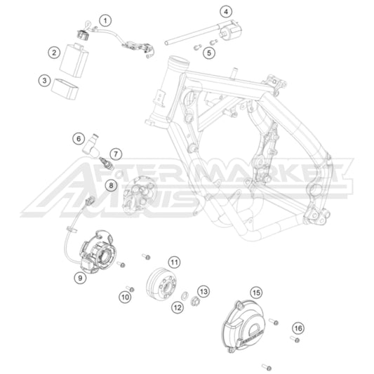 Husqvarna TC 65 Ignition System 2017-2023