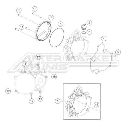 Husqvarna TC 50 2017-2023 - Clutch Cover