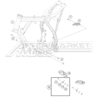 Husqvarna TC 50 2017-2023 - Frame