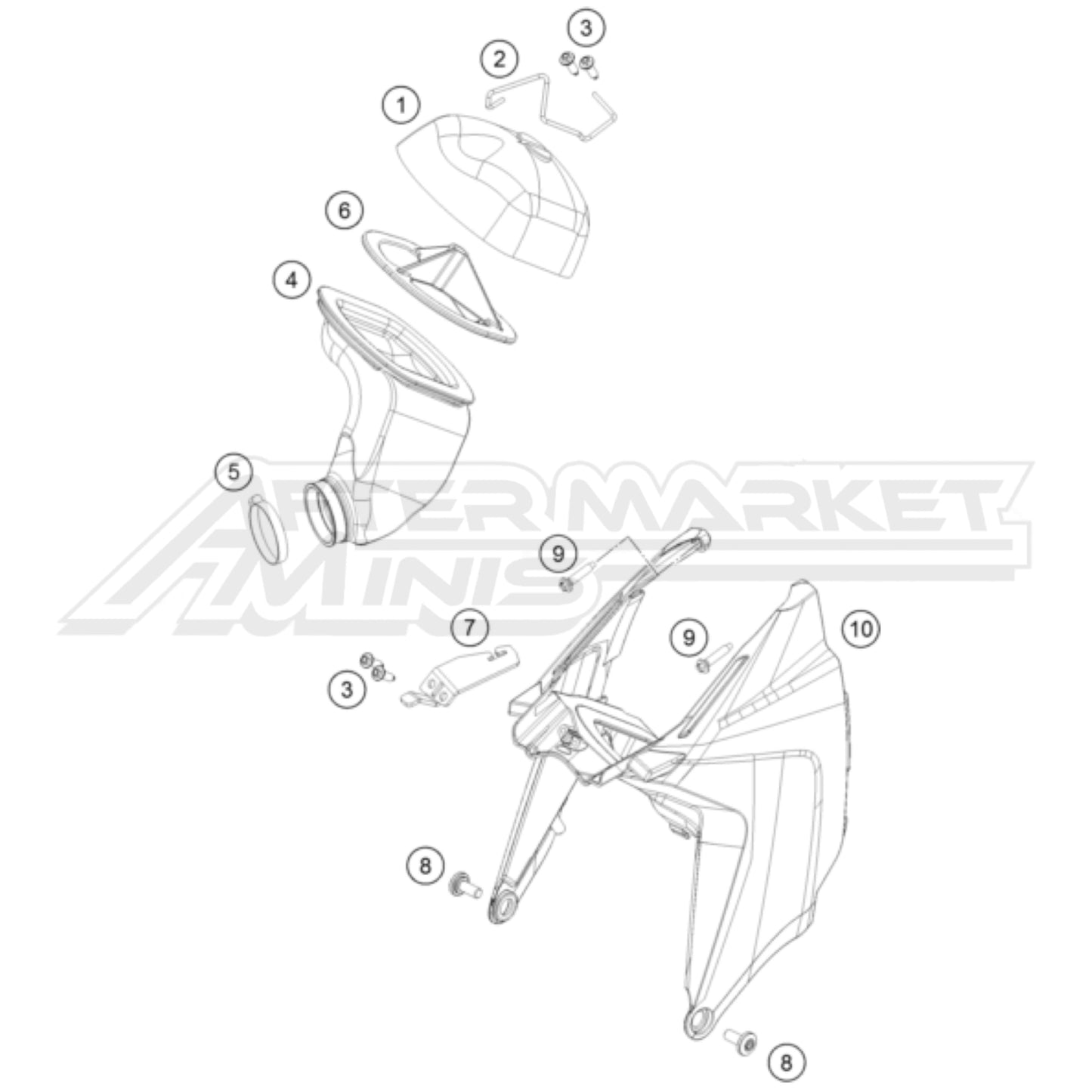 KTM 65 SX Air Filter 2016-2023