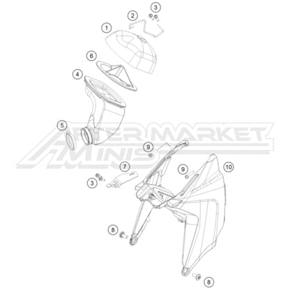 KTM 65 SX Air Filter 2016-2023