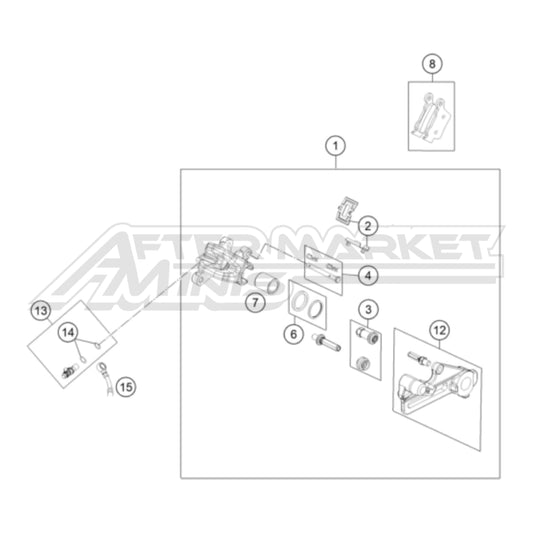 2025 KTM 65 SX - Rear Brake Caliper