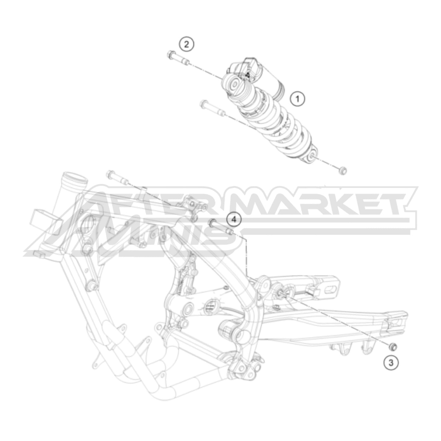 2024 KTM 65 SX - Rear Shock