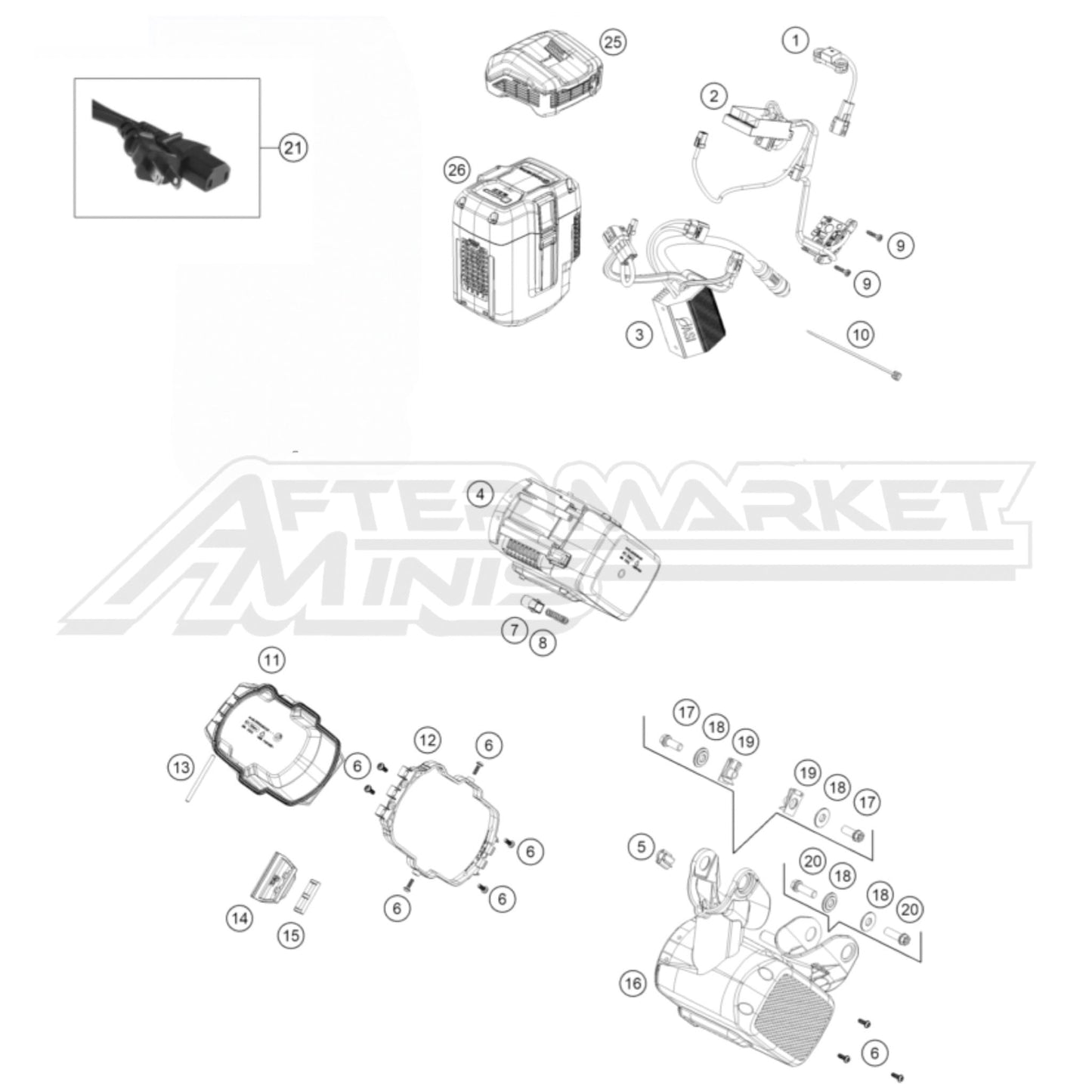 KTM, Gas Gas, Husqvarna E2 Battery B330X - OEM
