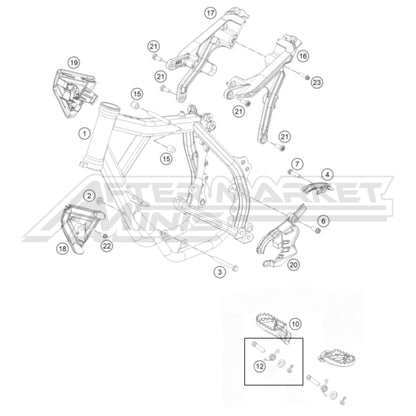 2024 KTM SX-E 3 - Frame