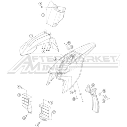 KTM SX-E 3 - Fenders 2024-2023