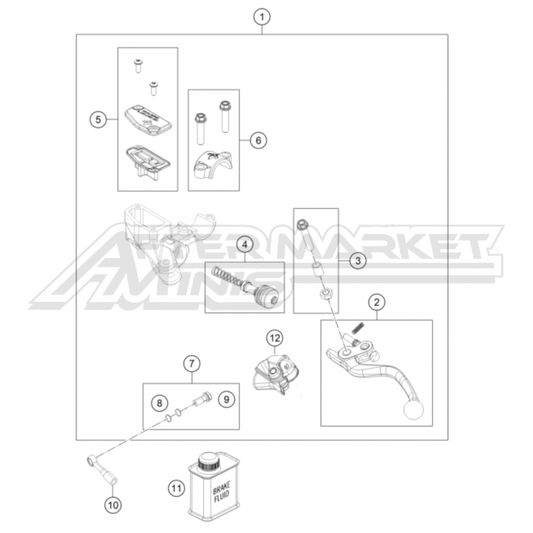 Husqvarna EE 3 - Rear Brake Control 2023-2024