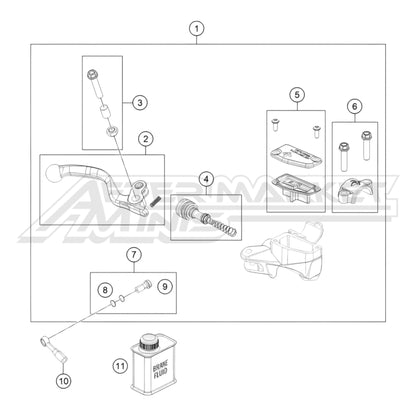 2024 Gas Gas MC-E 5 - Front Brake Control