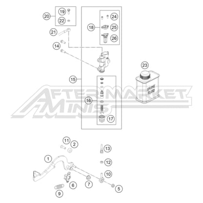 Husqvarna EE 5 - Rear Brake Control 2024