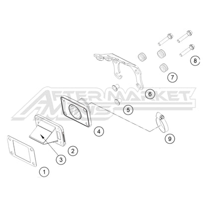 2024 KTM 50 SX - Reed Valve Case