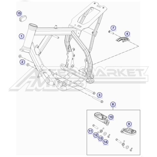 50cc Frame