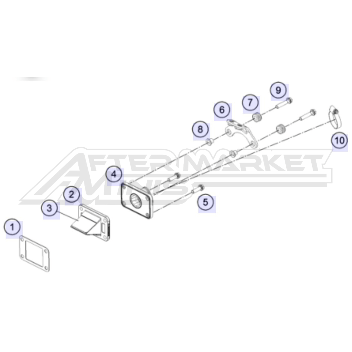 50cc Intake Hardware