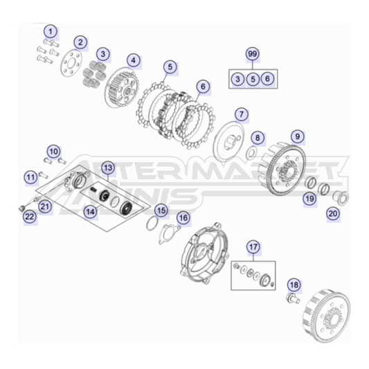 65cc Engine - Clutch